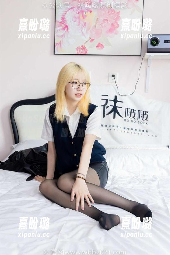 BoBoSocks袜啵啵-稚予 BoBoSocks袜啵啵 - 稚予的黑丝,再看高清原图,脚尖加固也能如此时尚!