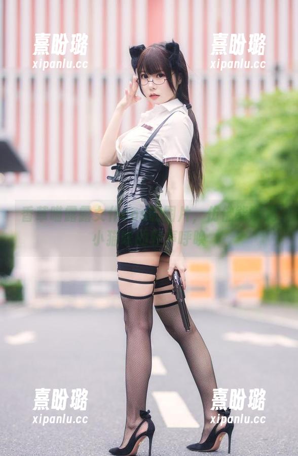 香草喵露露 香草喵露露女仆cos的图片,仿佛能听见小猫咪的轻声呼唤